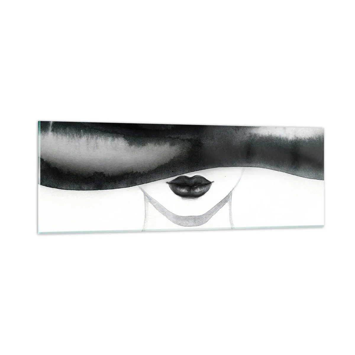 Glass picture - Sensual Secret - 90x30 cm