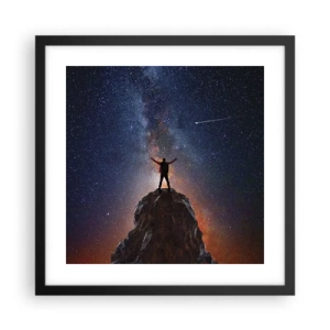 Poster in black frame - Power Is with Me! - 40x40 cm