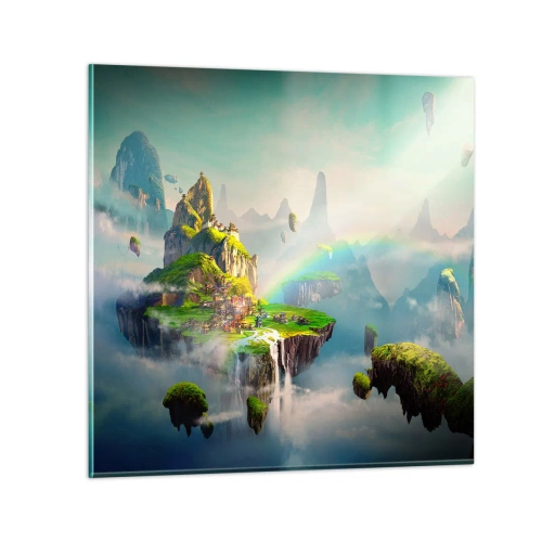 Glass picture - Internal Heaven - Happy Islands - 70x70 cm