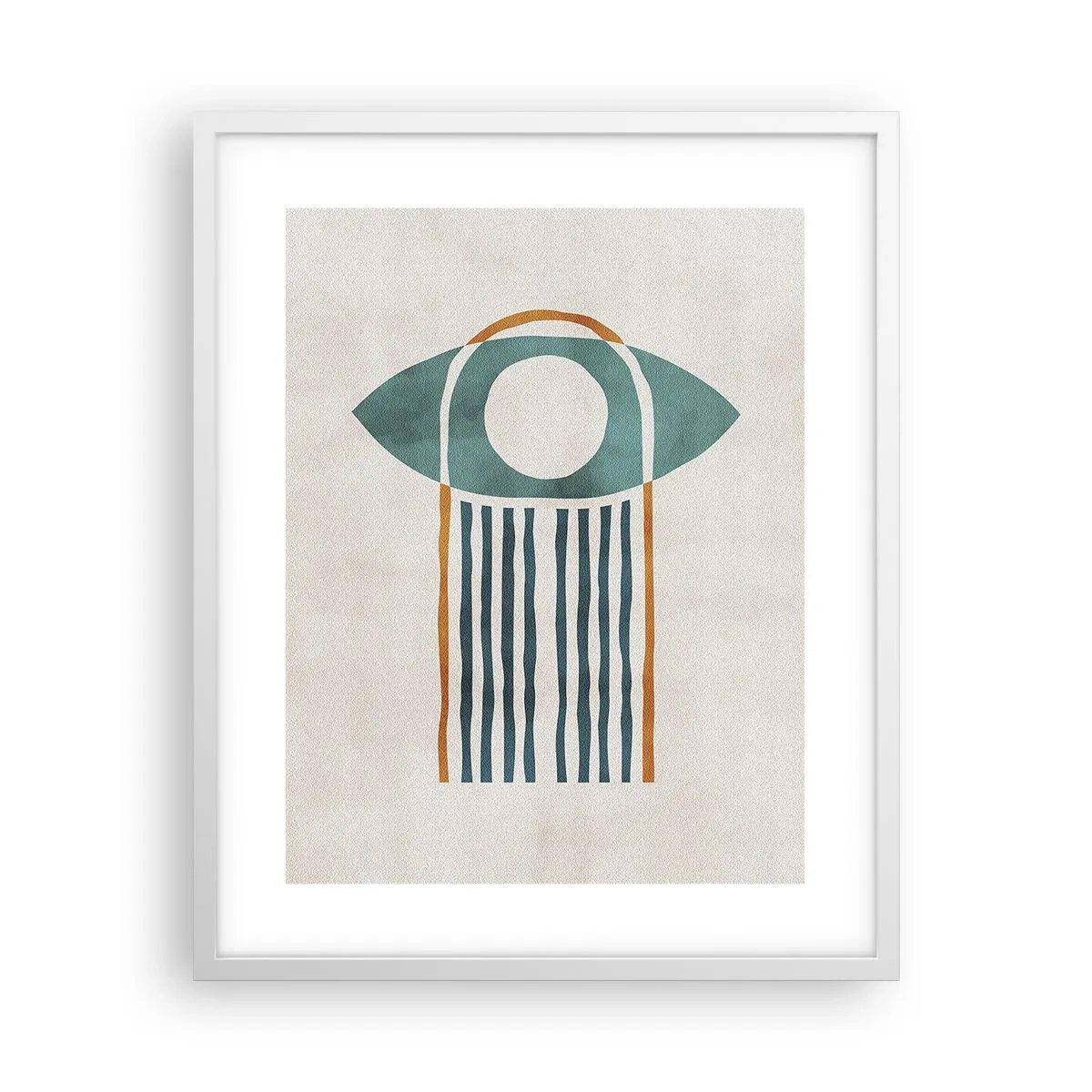 Poster in white frmae - Signs and Rituals - 40x50 cm