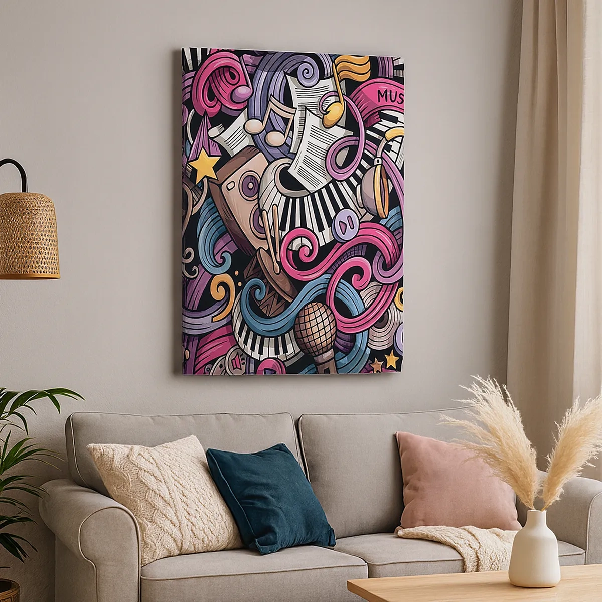 Canvas picture - Complicated Melody - 50x70 cm
