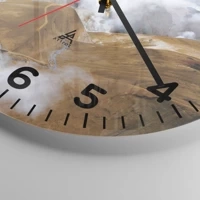 Clock face with numbers