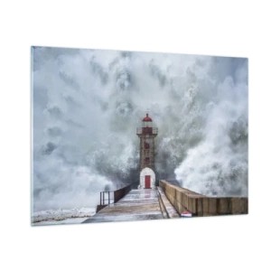 Glass picture - Roar of Waters, Whirr of the Wind - 100x70 cm