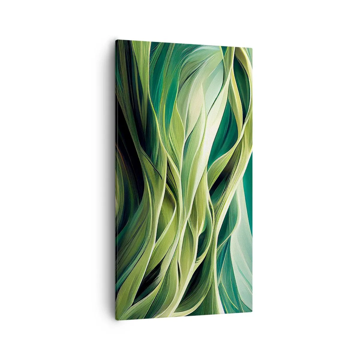 Canvas picture - Abstract Playing Green - 55x100 cm