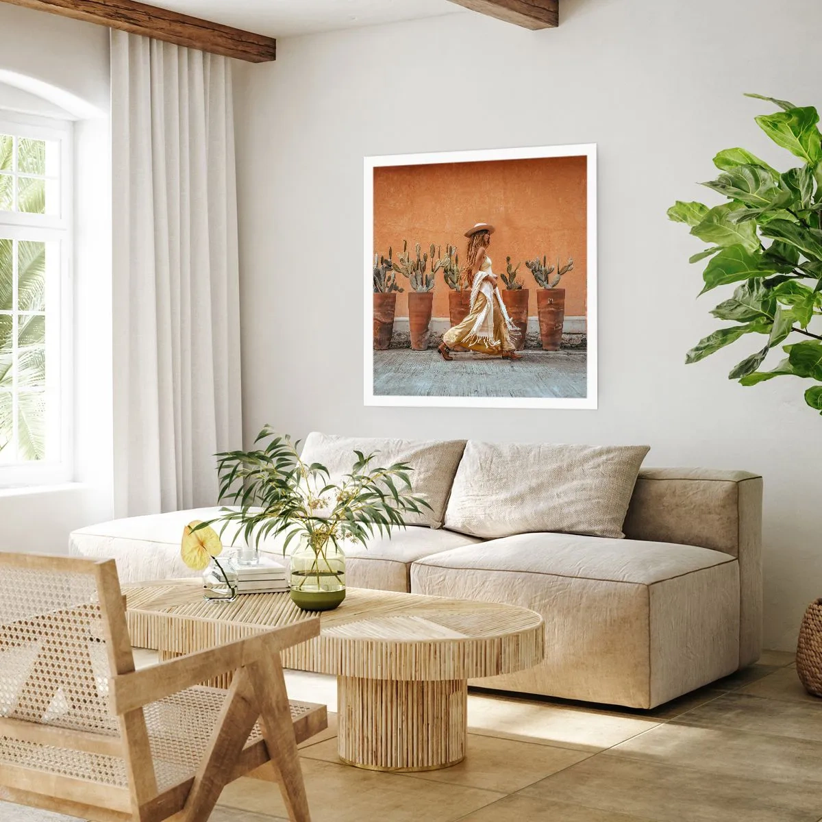 Poster - Hippie Style - 40x40 cm