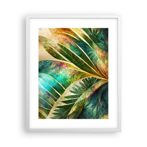 Poster in white frmae - Colours of the Tropics - 40x50 cm