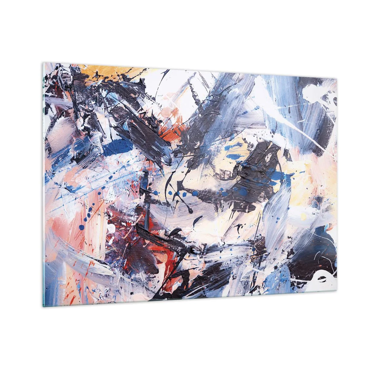 Glass picture - Crazy Dance of Abstraction - 100x70 cm