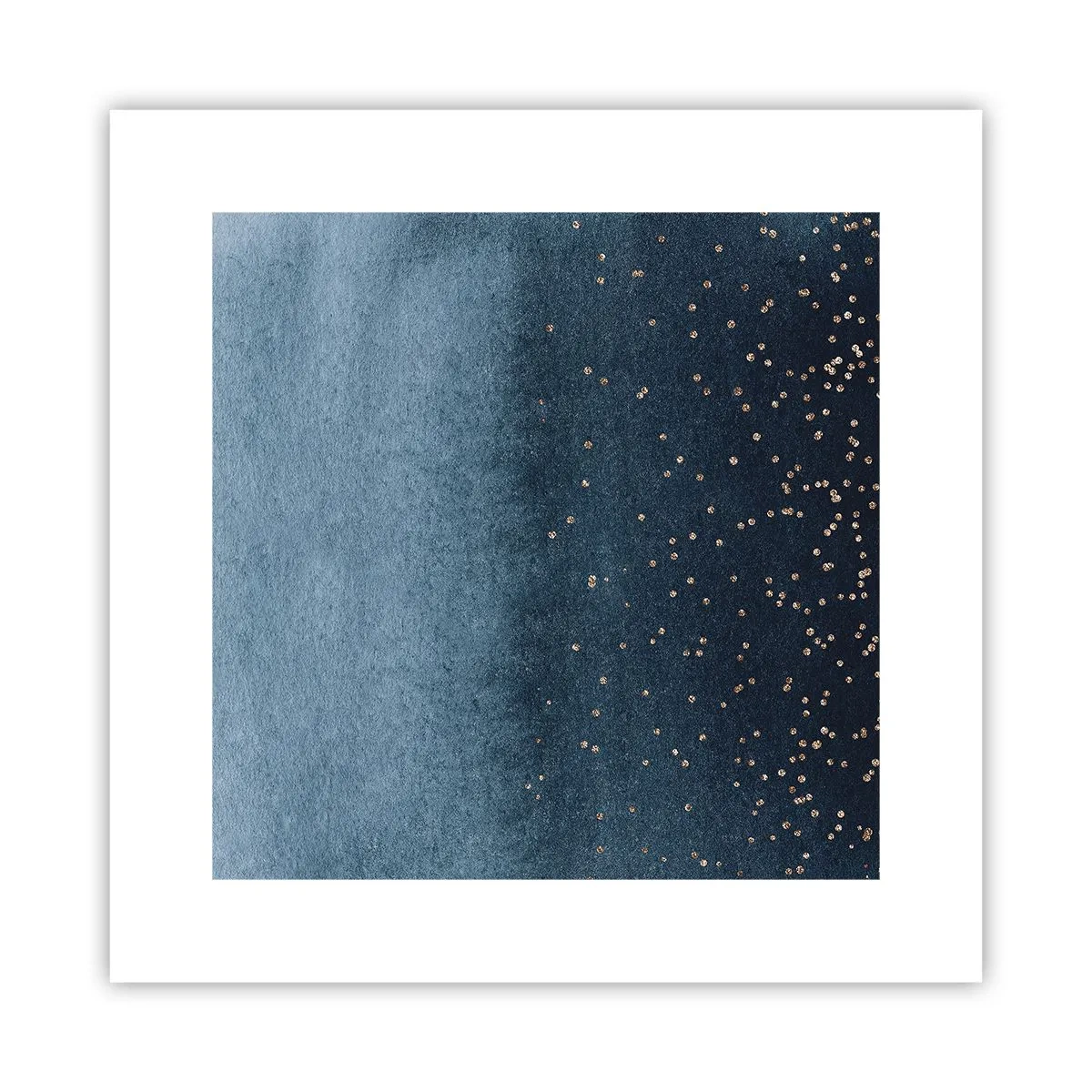 Poster - Composition - Blue Phases - 30x30 cm