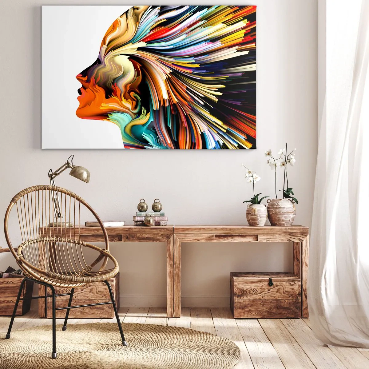 Canvas picture - Explosion of Imagination - 100x70 cm