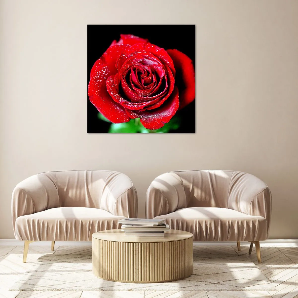 Glass picture - This Is Love - 30x30 cm