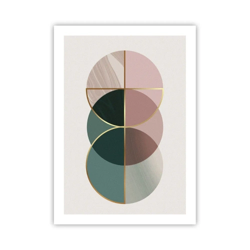 Poster - Circle after Circle - 50x70 cm