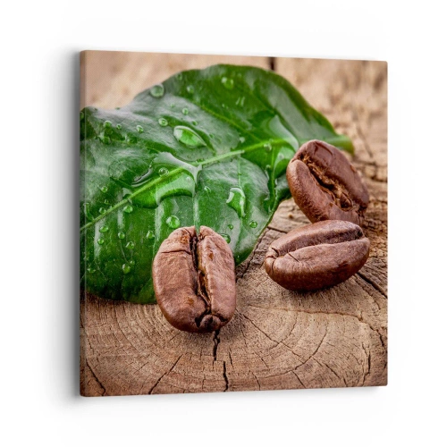 Canvas picture - Really Black - 40x40 cm