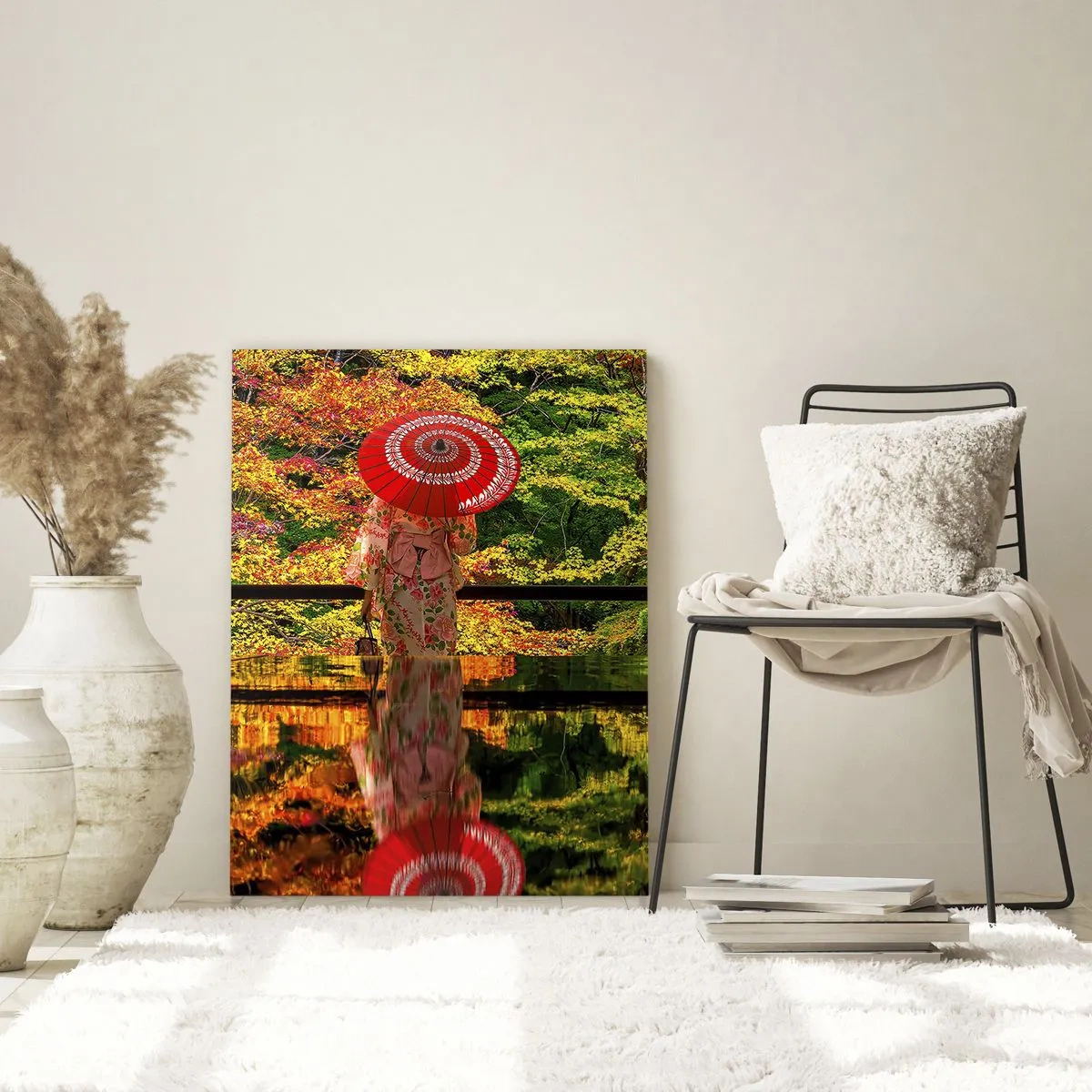 Glass picture - In a Temple of Nature - 70x100 cm