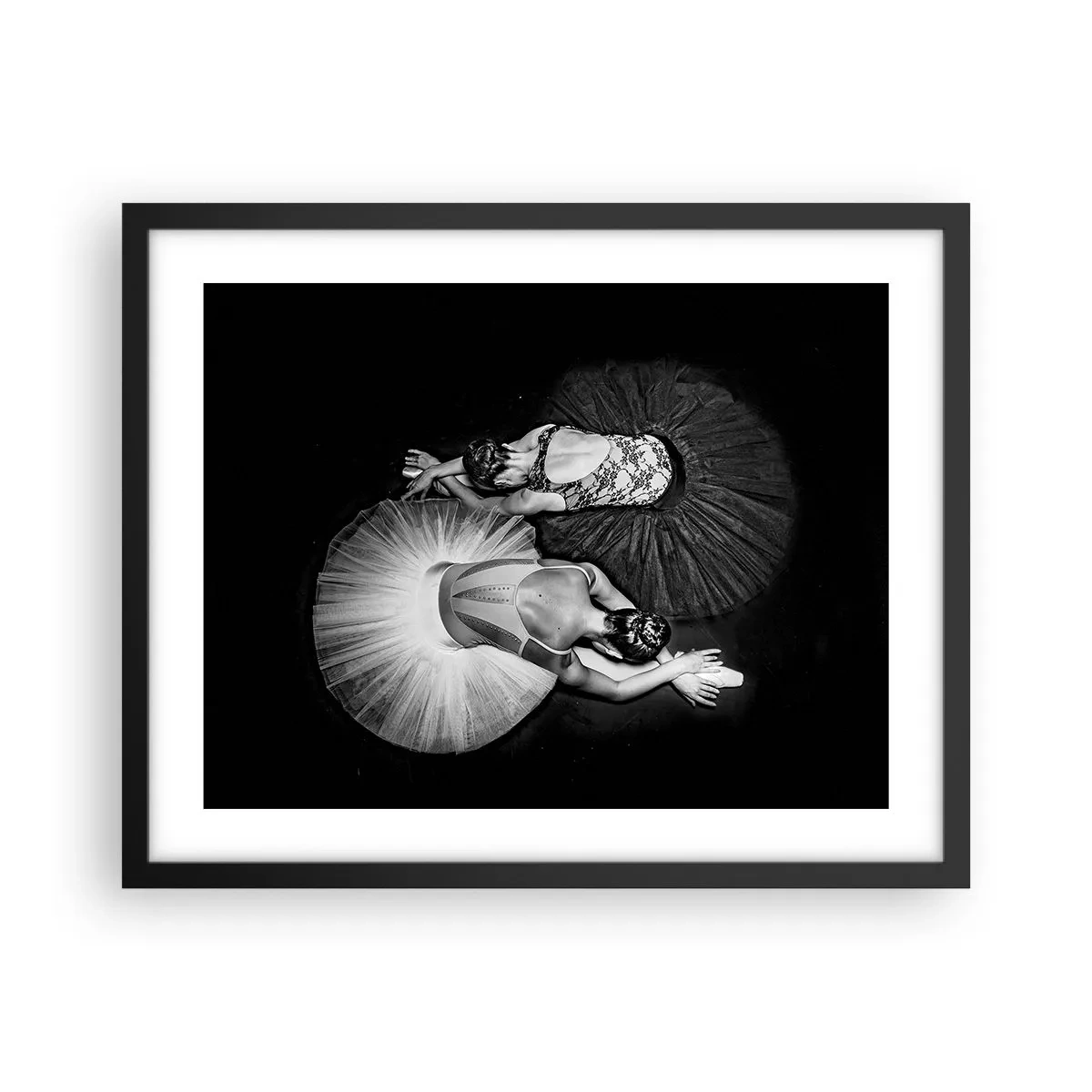 Poster in black frame - Yin and Yang - Ideal Balance - 50x40 cm