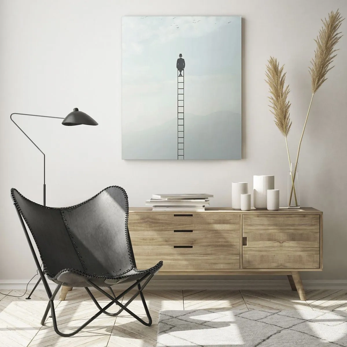 Glass picture - Rise above It - 70x100 cm