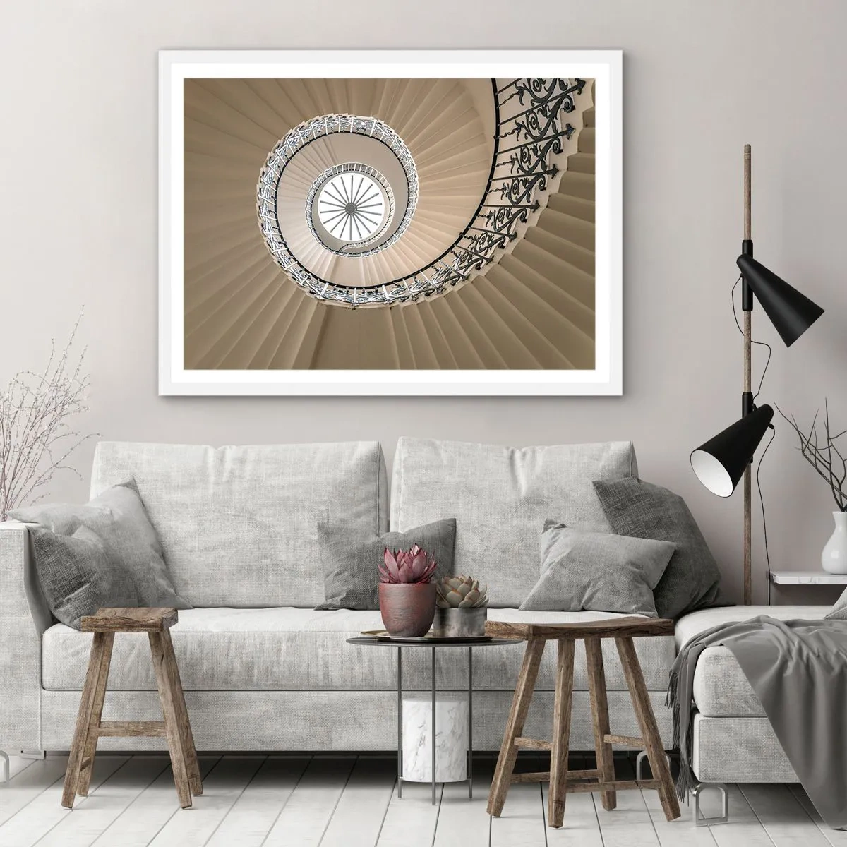 Poster in white frmae - Inside the Shell - 91x61 cm