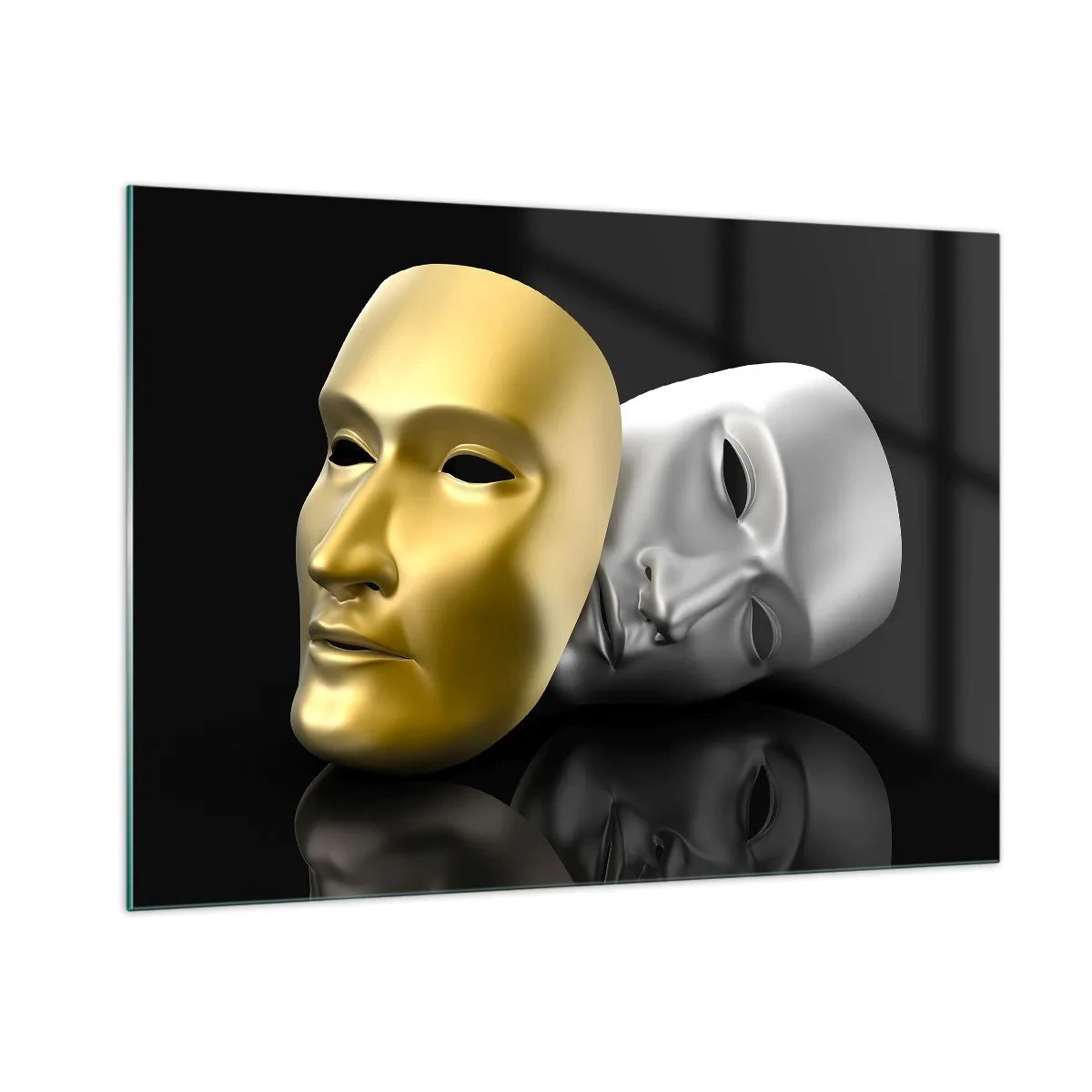 Glass picture - Life Is a Theatre - 100x70 cm