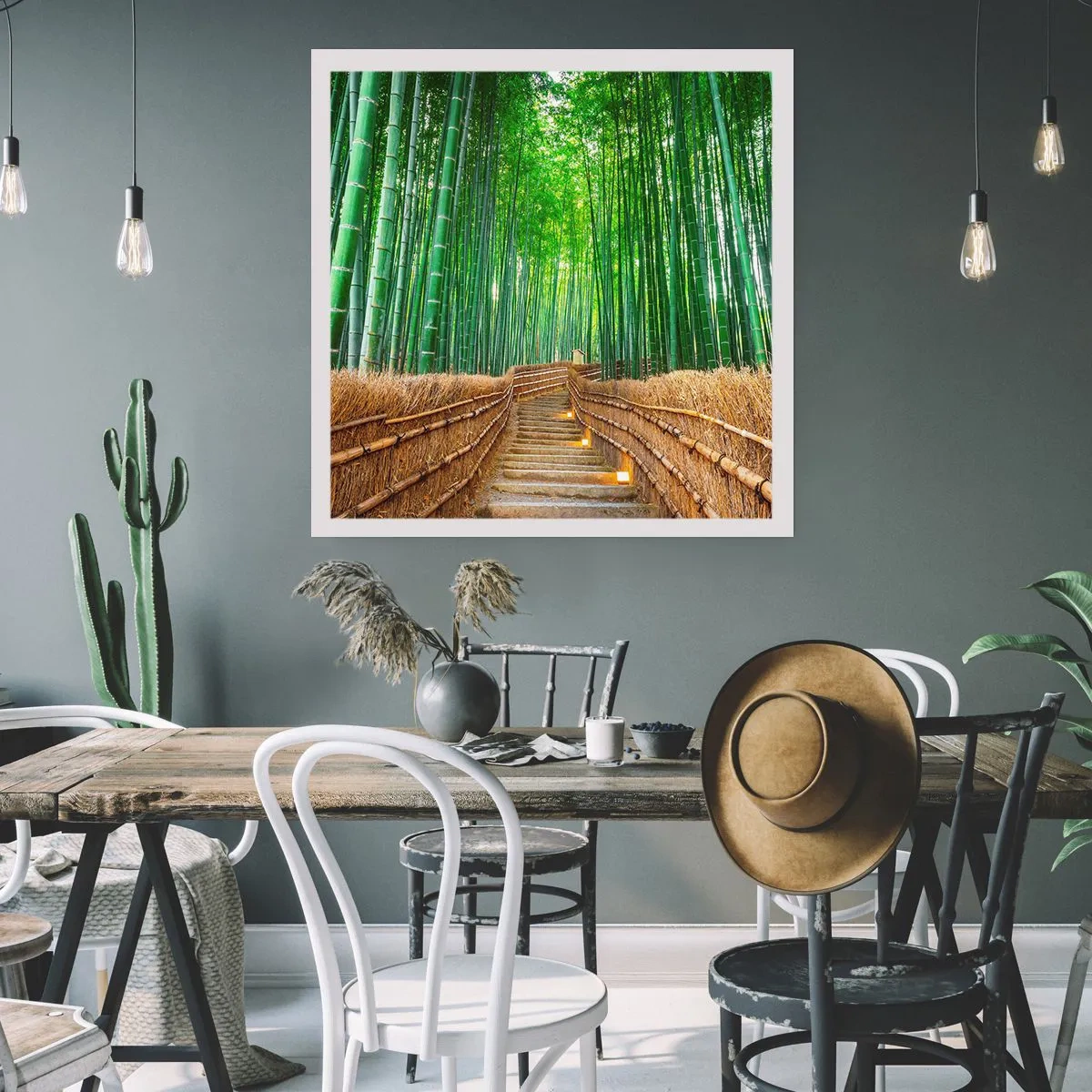 Poster - Essence of Asian Nature - 60x60 cm