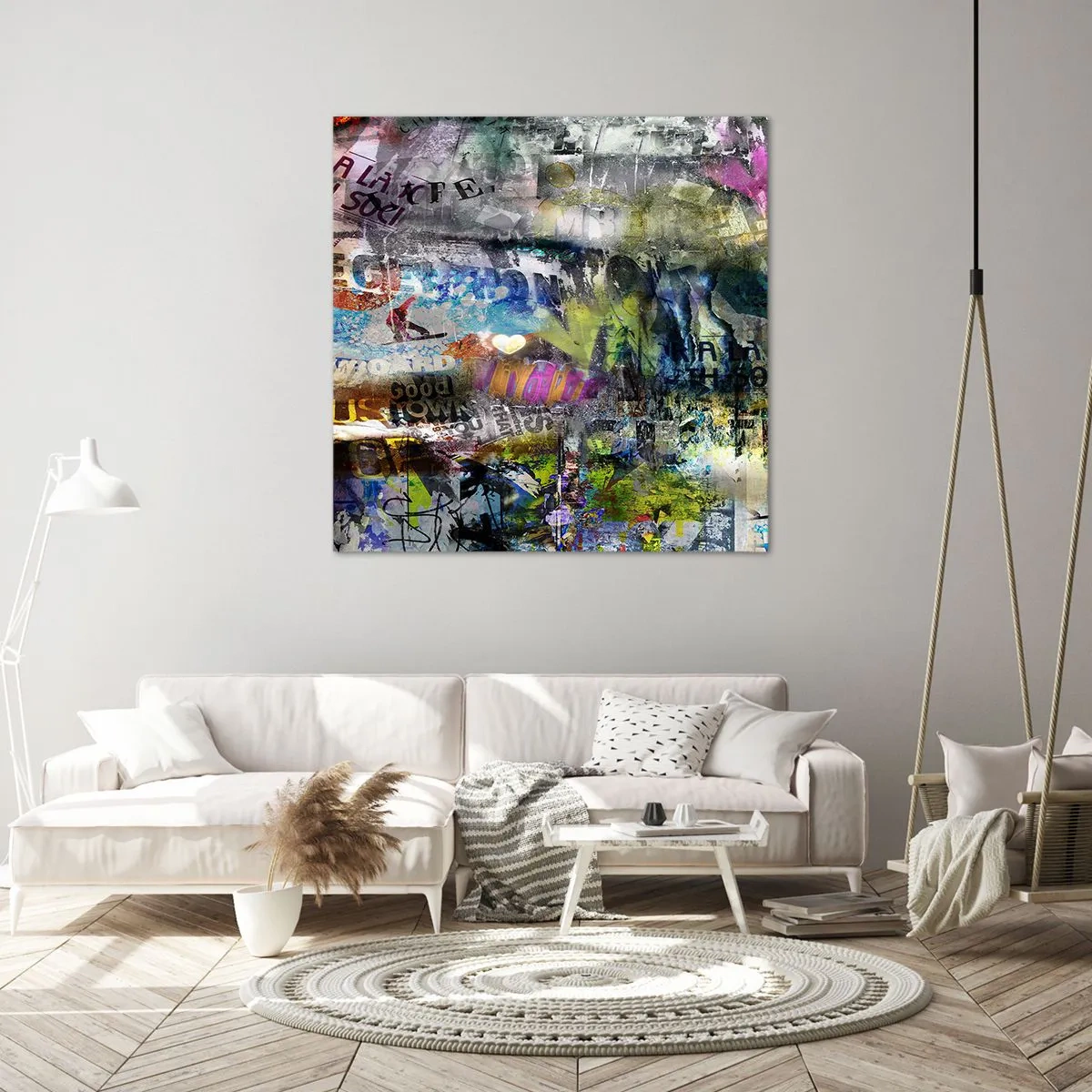 Canvas picture - Collage of Memories - 60x60 cm