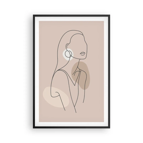 Poster in black frame - Icon of Girlhood - 61x91 cm