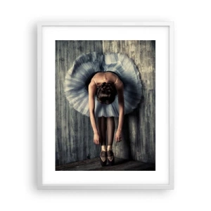 Poster in white frmae - When the Music Stops - 40x50 cm