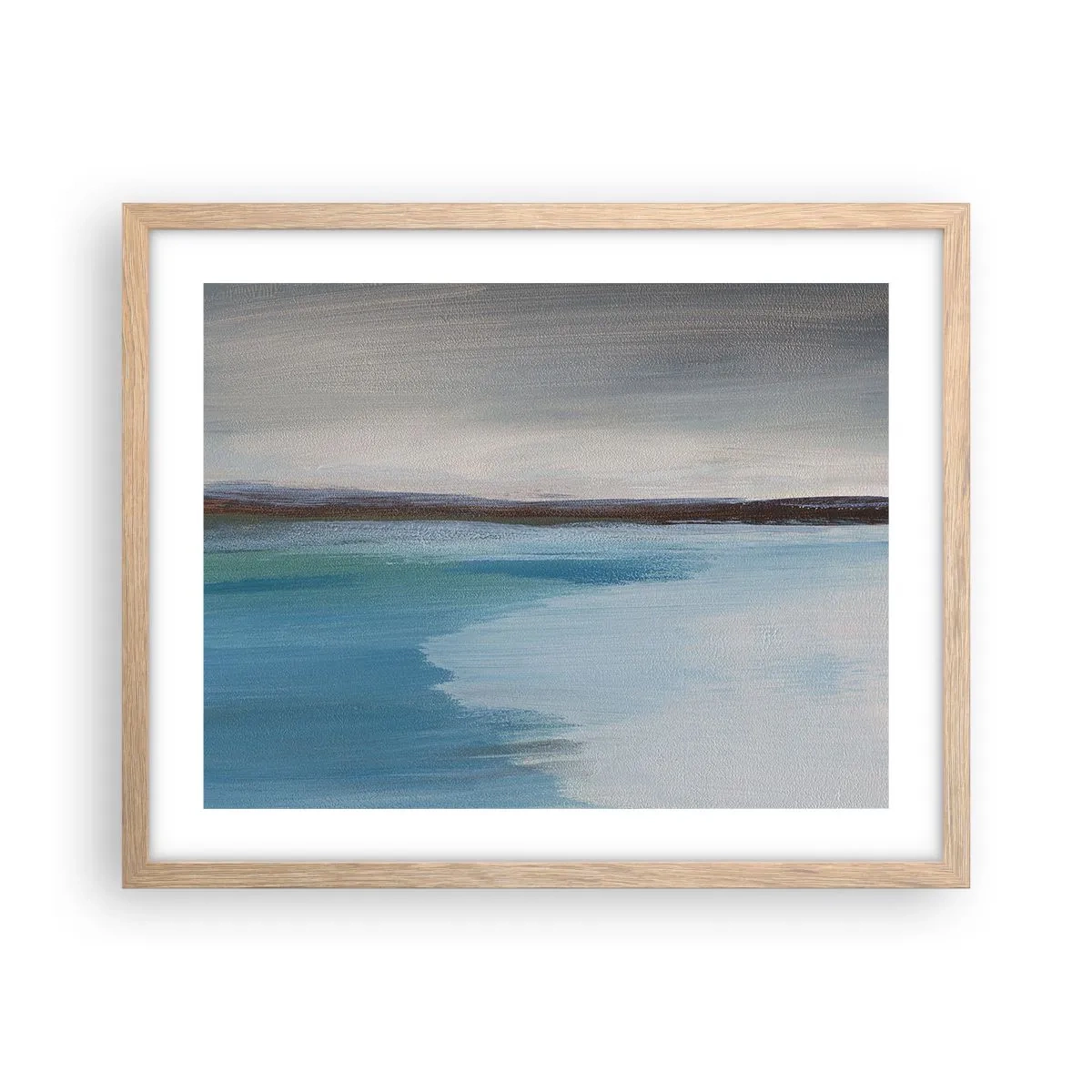 Poster in light oak frame - Horizontal Landscape - 50x40 cm