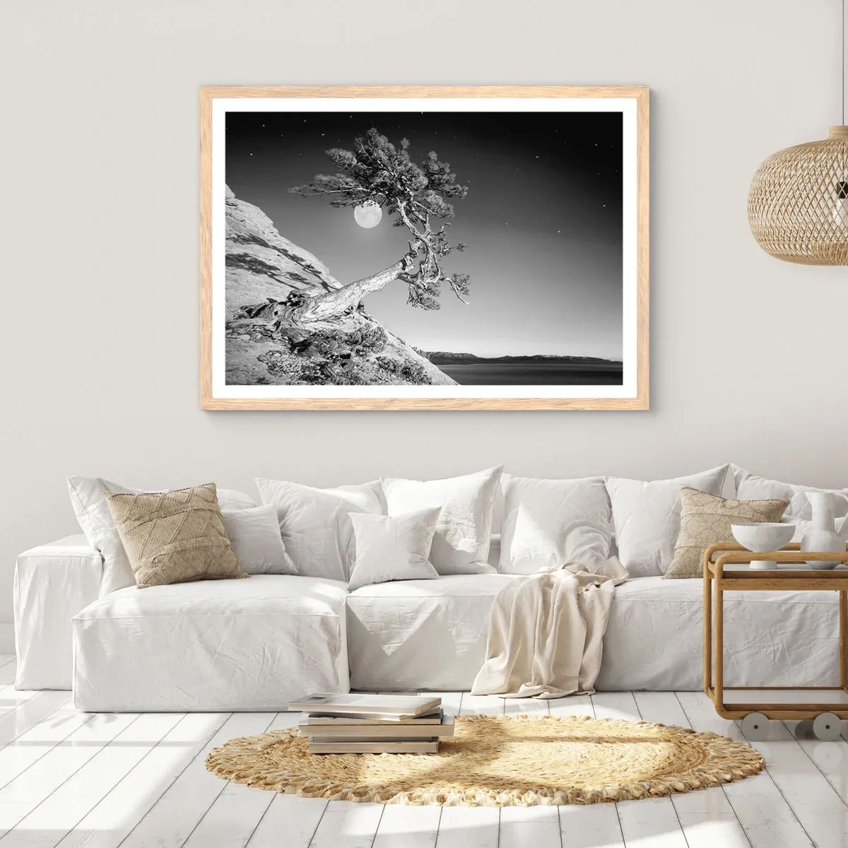 Poster in light oak frame - Winning Warrior - 40x30 cm