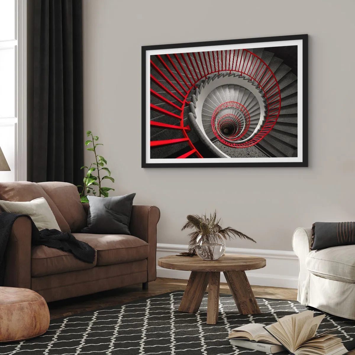 Poster in black frame - Games of Architecture - 70x50 cm