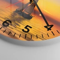 Clock face with numbers