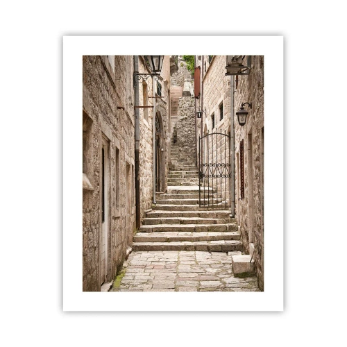 Poster - Magical Old Alley - 40x50 cm