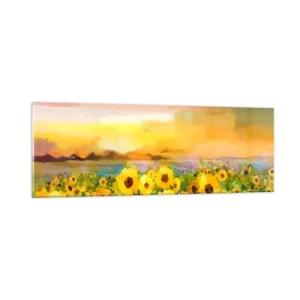 Glass picture - The Sun Itself Has Come to Earth - 90x30 cm