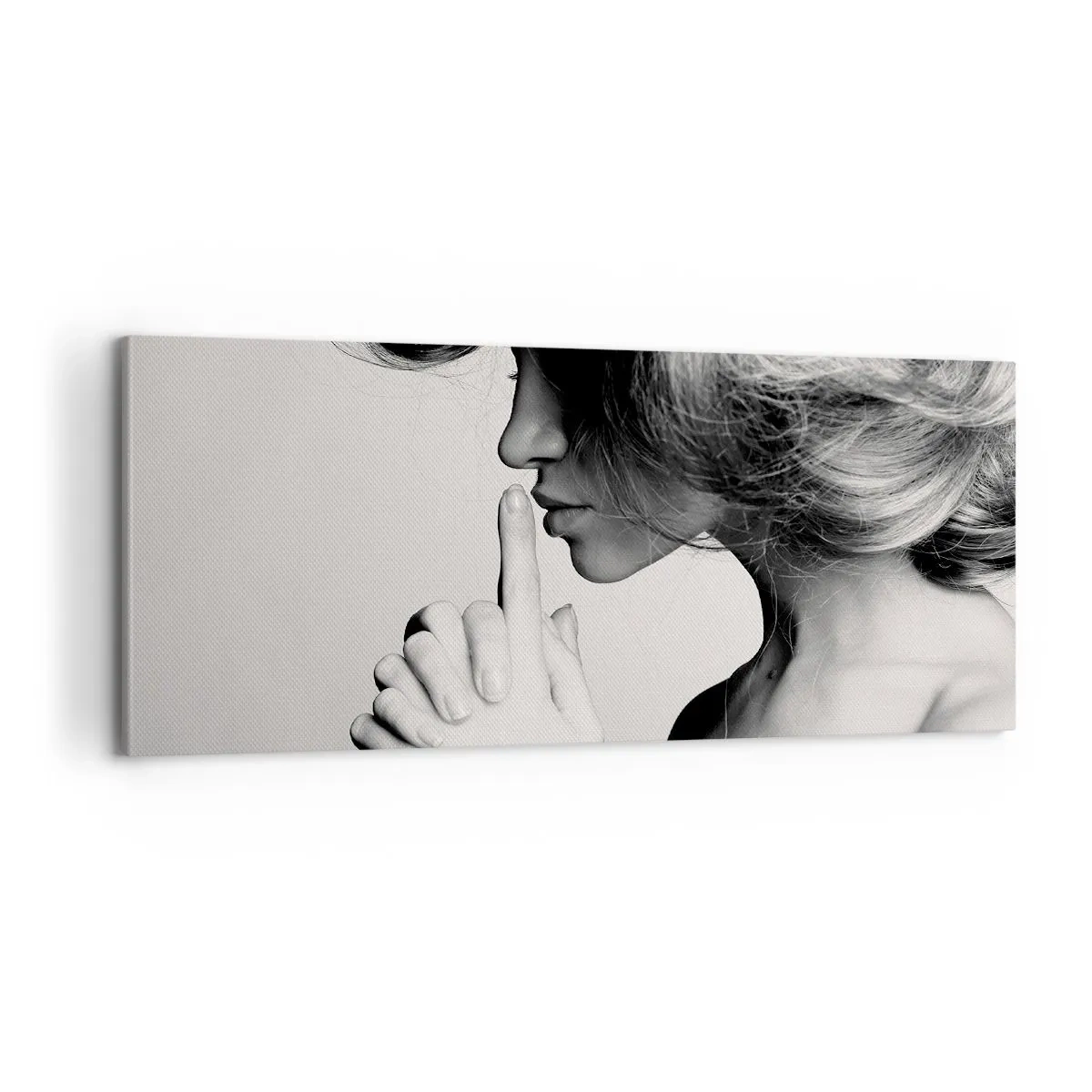 Canvas picture - Listening to Herself - 100x40 cm