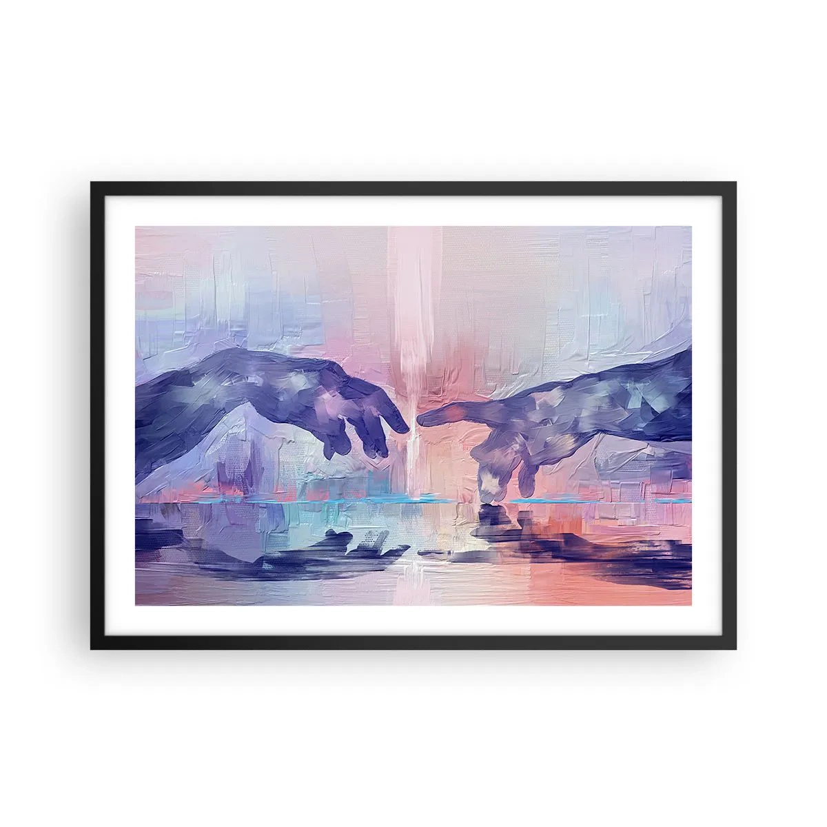 Poster in black frame - Godly Spark of Life - 70x50 cm