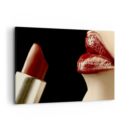 Canvas picture - Sensuality and Glow of Carmine - 100x70 cm