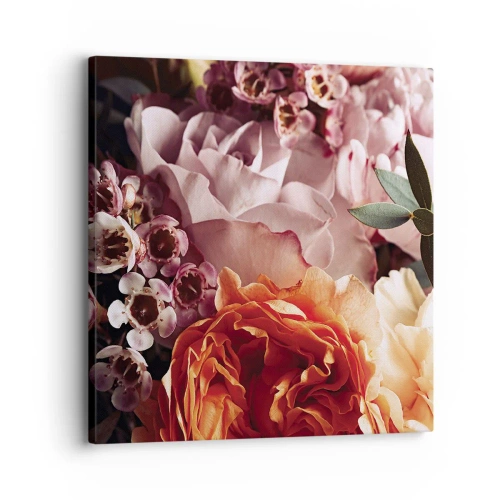 Canvas picture - Wrapped by Beauty - 30x30 cm