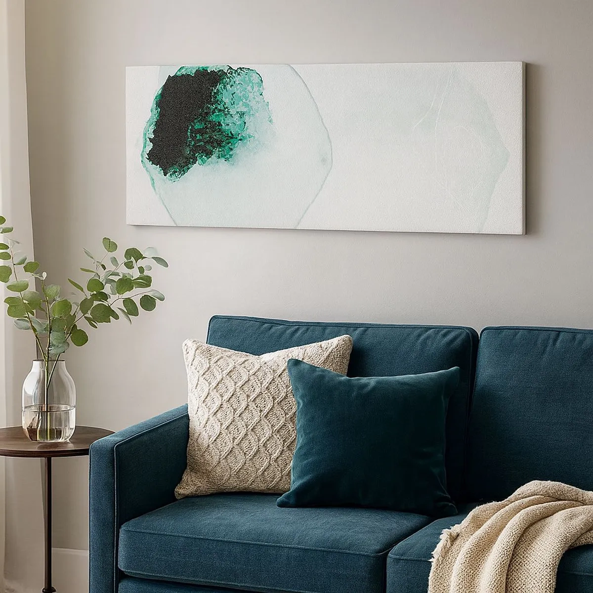 Canvas picture - In a Waterdrop - 100x40 cm