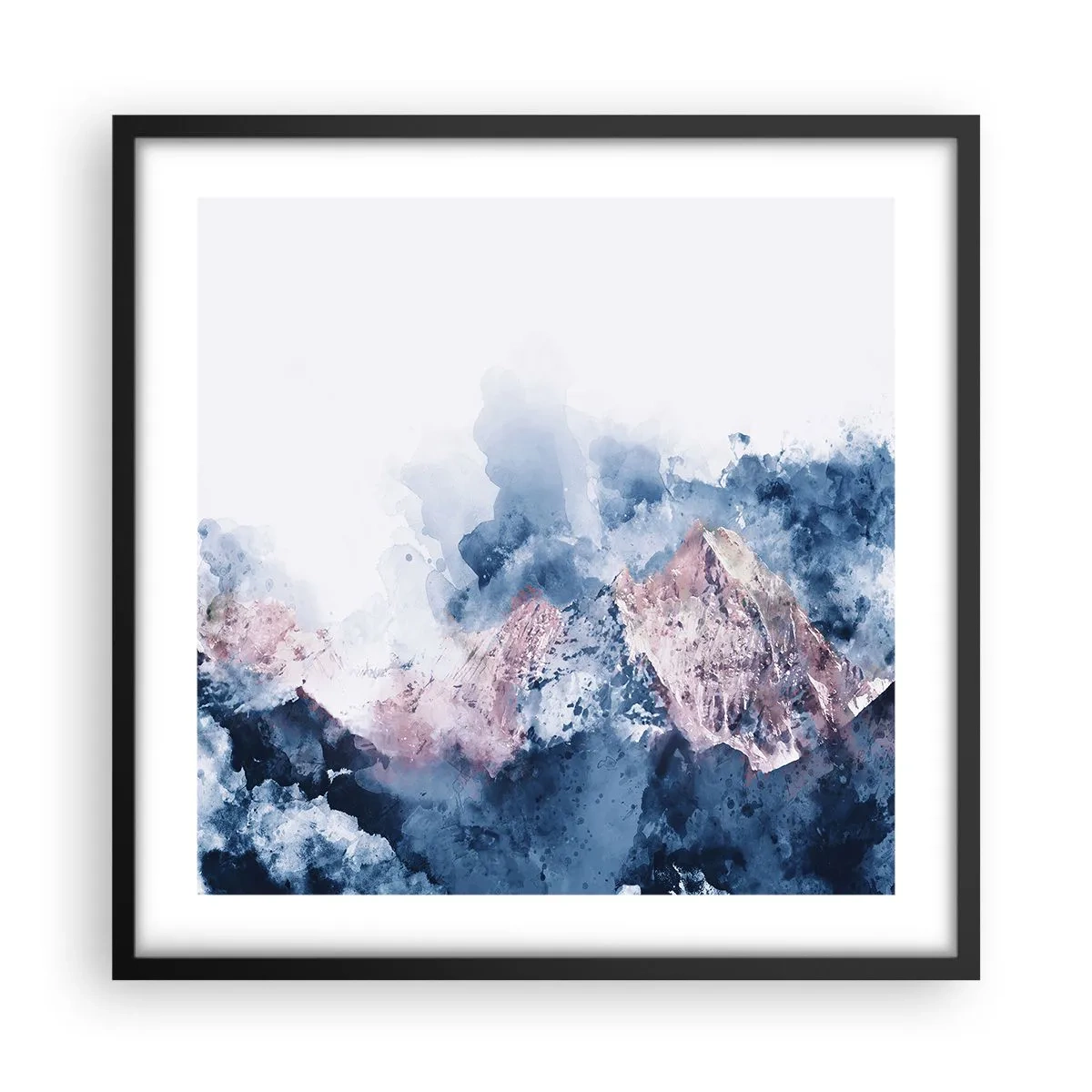 Poster in black frame - Those Summits! - 50x50 cm