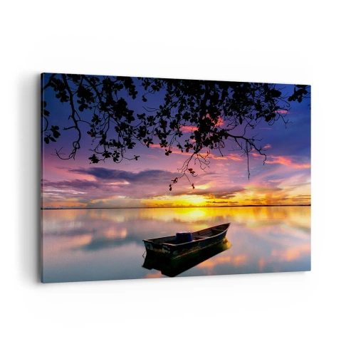 Canvas picture - Serenity of the Lake - 100x70 cm