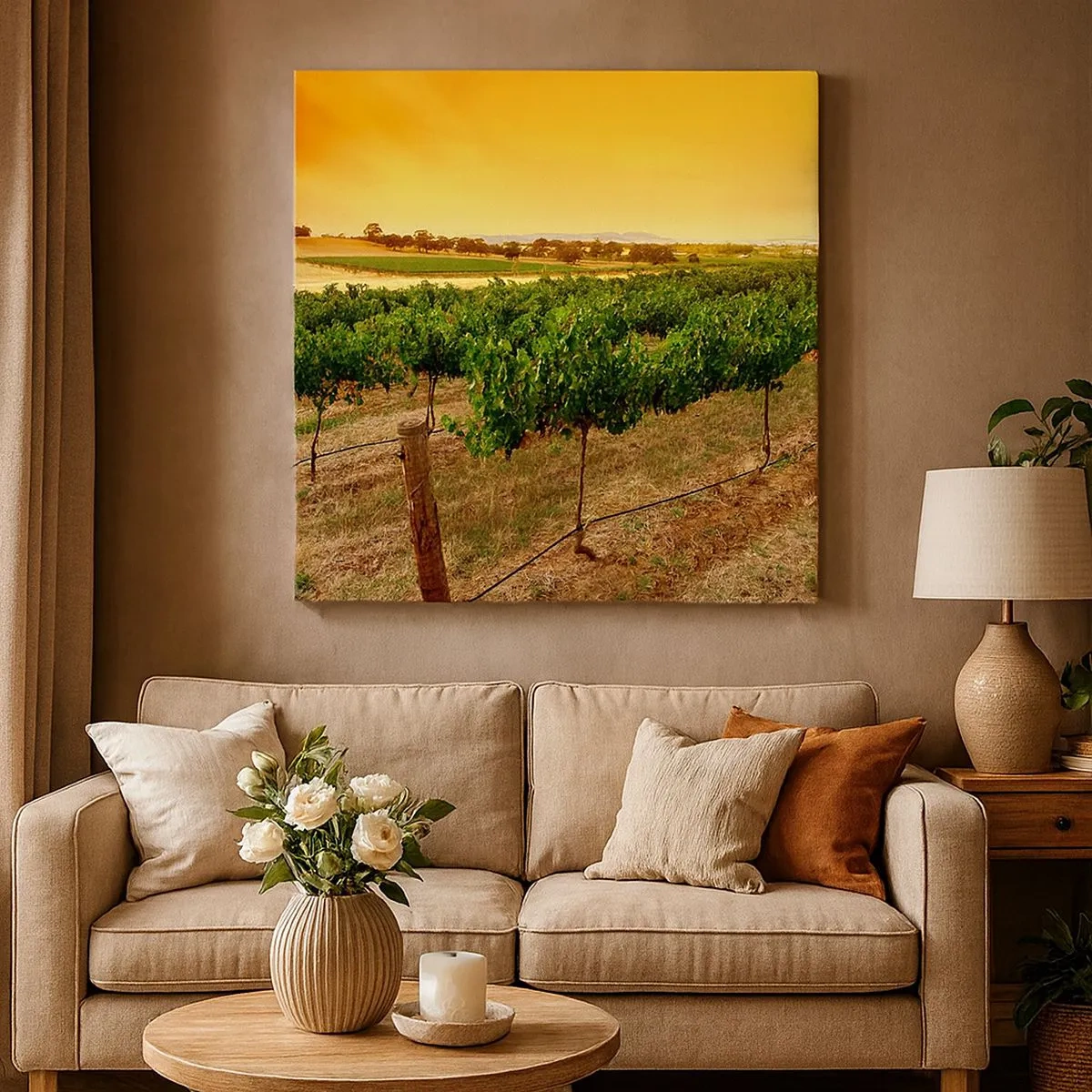 Canvas picture - Drink up the Sun - 30x30 cm