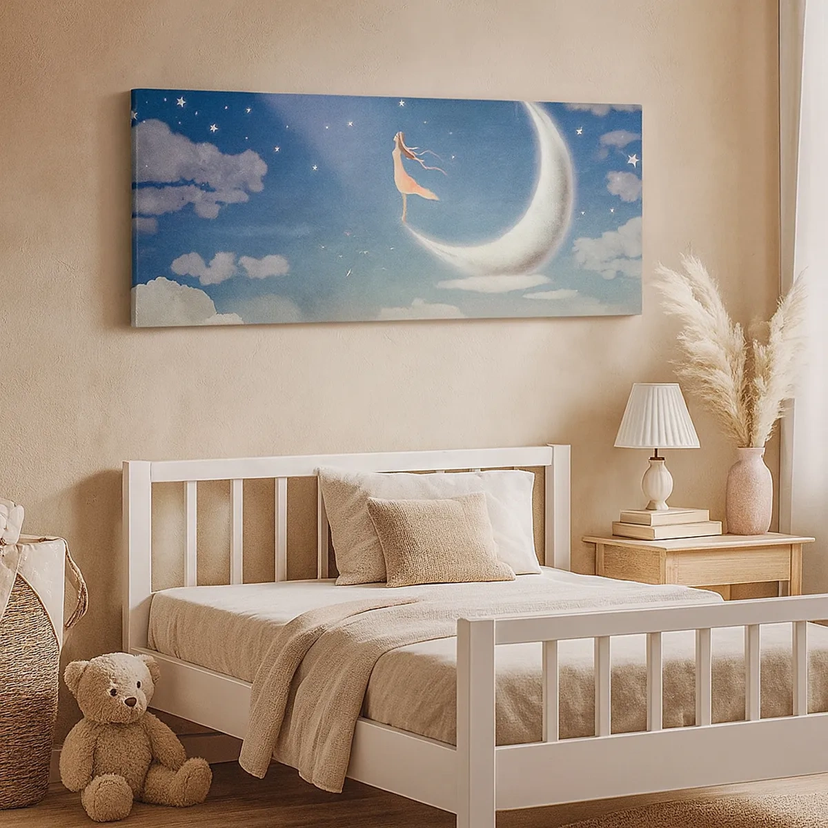 Canvas picture - Blue Suitor - 30x30 cm