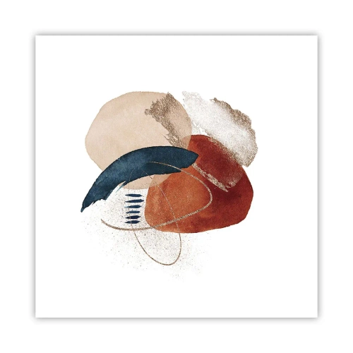 Poster - Oval Composition - 40x40 cm