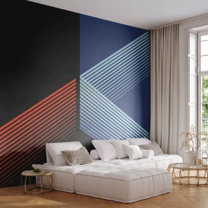 Self-Adhesive Photo Wallpaper Deluxe Sticker - Simple Story - Abstraction, Piece, Lineart - 100x70 cm