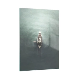 Glass picture - Through Moon Lake - 50x70 cm