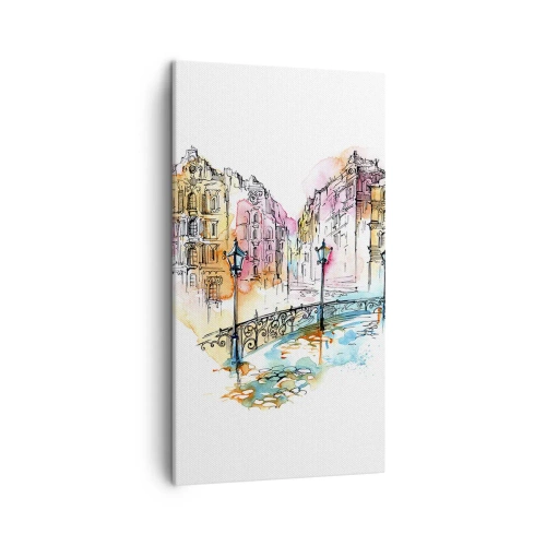 Canvas picture - Heart of a City - 45x80 cm