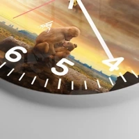 Clock face with numbers