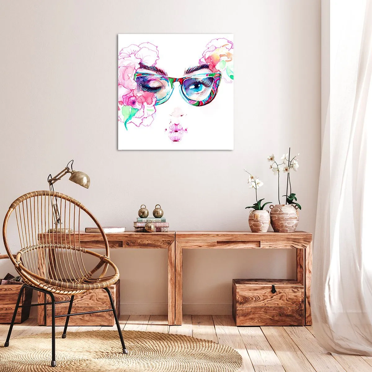 Canvas picture - Tempting Promise - 70x70 cm