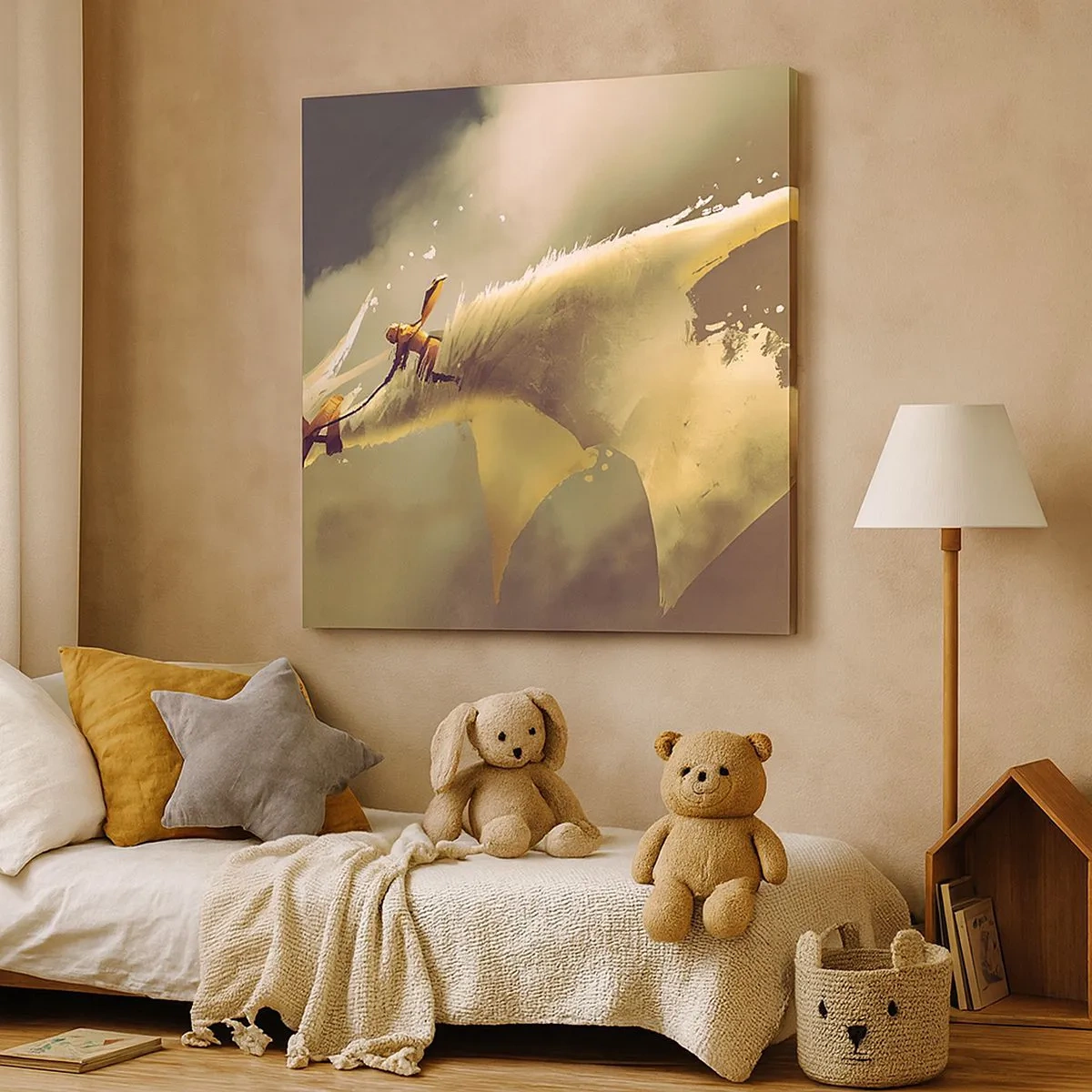Canvas picture - To the Rescue of the World - 30x30 cm