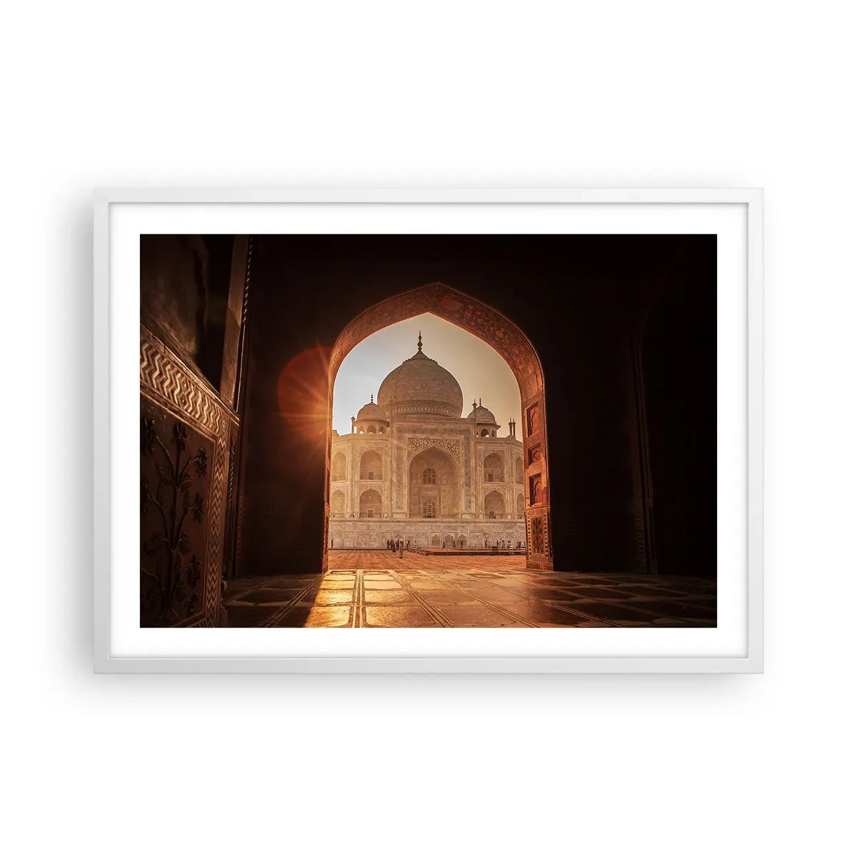 Poster in white frmae - Monument of Unearthy Love - 70x50 cm