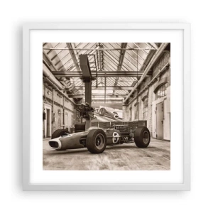 Poster in white frmae - Rest of the Winner - 40x40 cm