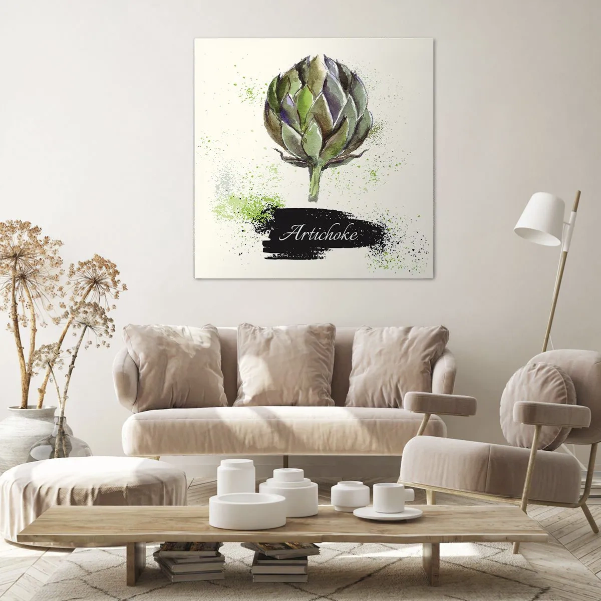 Canvas picture - Eviva Vegetables! - 60x60 cm